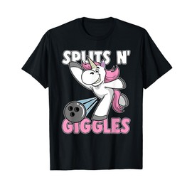 Splits n' Giggles Unicorn Bowling Bowler T-Shirt