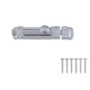 4 Inch Flat Door Bolts Satin Chrome Plated Bolt Door