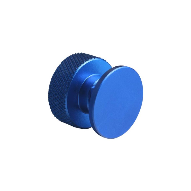 JGR 1 Pair Welding Hood (Pipeliner) Fasteners Aluminum (Spiked-Blue)