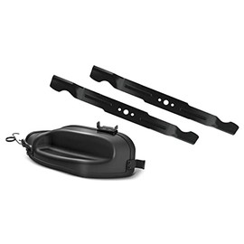 EGO ZT4204L Mower Mulch Kit for EGO 42'' Zero Turn Riding Mower - Blades and Mulch Plug, Black, (AMP4200K)