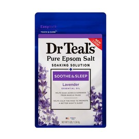 Dr. Teal's 고급 닥터 틸스 라벤다 향 엡섬 솔트, 48온스 Premium Dr. Teal's Lavender Scented Epsom Salt, 48oz