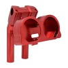 YHMTIVTU Red 10" Risers Clamp Gauge Housing For Harley Road