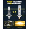 CHOPDARK H1 LED Bulb 3000K Yellow Light Fog Lamps 1:1
