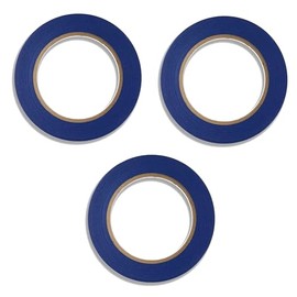 Blue Garment Adhesive Tape – 3/8" x 60 Yards (3-Pack) | Easy Tear & Precision Marking for Repairs, Stains & Dress Form Draping