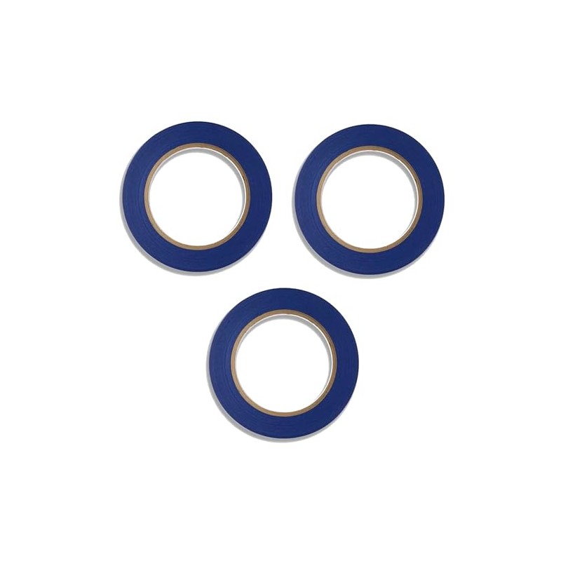 Blue Garment Adhesive Tape – 3/8" x 60 Yards (3-Pack)