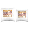 Pumpkin Spice And Reproductive Rights Groovy Throw Pillow