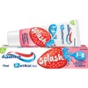 Aquafresh Splash 3-8 Years Strawberry Flavoured Children's Toothpaste, 6 Tubes,