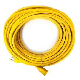 Cirrus Cord CR-9100 Commercial Vacuum Extension 50' - 50 Foot Long, 16/3 Heavy Duty - Use with All Cirrus and Other Brand Janitorial Vacuum Cleaners