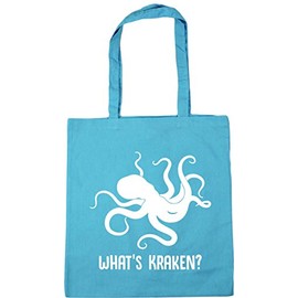 Hippowarehouse What's Kraken Tote Shopping Gym Beach Bag 42cm x38cm, 10 litres