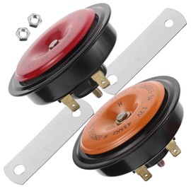 Alipis Car Atv Horns 12v Snail Horn Kit High/low Tone Easy Installation Loud Sound for Vehicle Safety