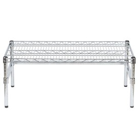 PRO&Family 18" x 24" Heavy-Duty Chrome Dunnage Rack with Mat.