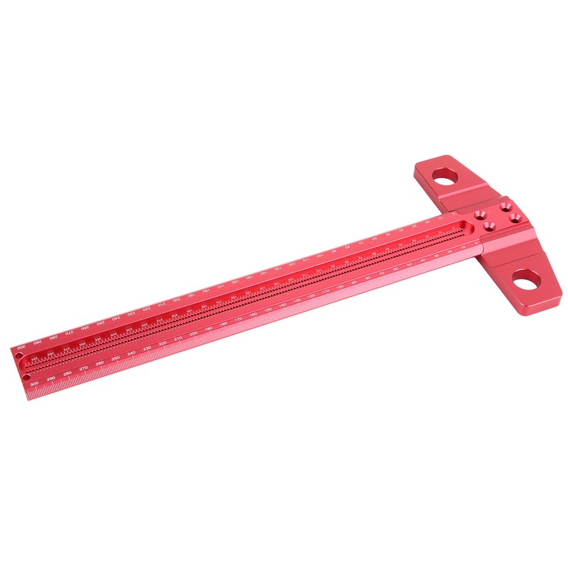 T Square Ruler Aluminum Alloy Removable Woodworking Scriber Art Framing