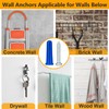 KURUI #10-12 Concrete Anchors and Screws Kit, 220PCs Wall Anchors