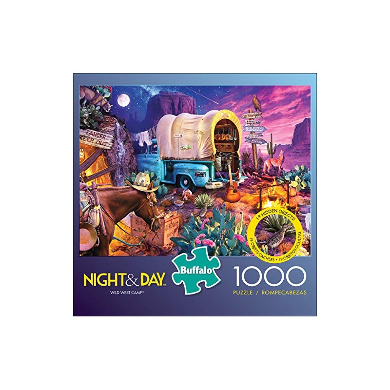Buffalo Games - Wild West Camp - Puzzle de 1000