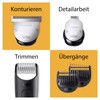 Braun Braun Barttrimmer, Bartschneider/Trimmer/Haarschneider Herren, Haarschneidemaschine Profi, 40 Einstellungen, Ladestation,