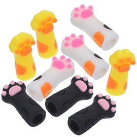 9Piezas Funda de Silicona para Tijeras de Cutícula Protector Antideslizante para Alicates de Manicura para Cuidado de Uñas y Manicura