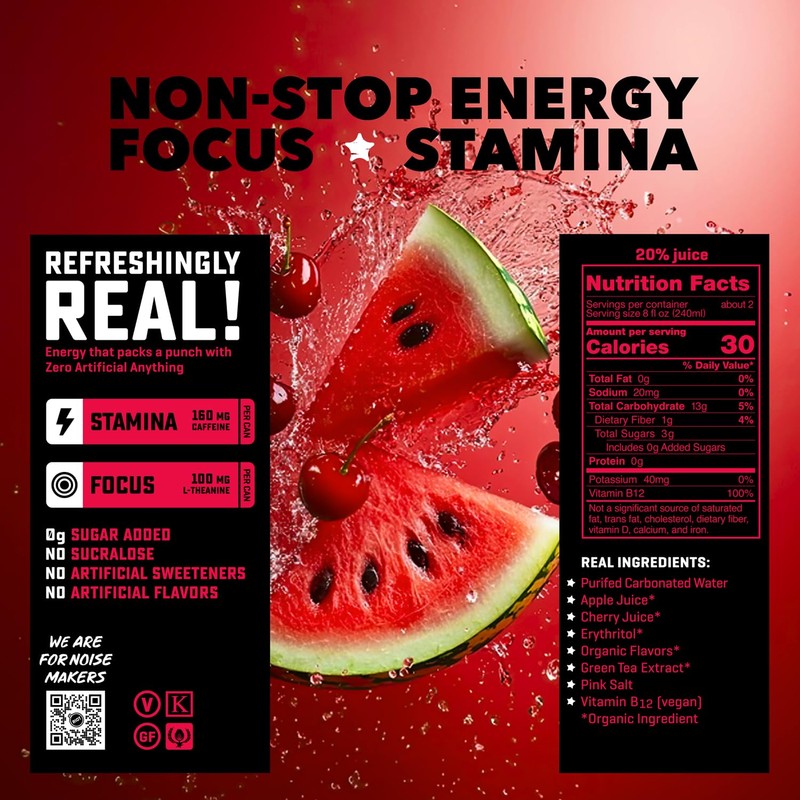 Riot Energy Drnk Chr Wtrmln Enrg Org 16 FO