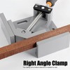 Aluminum Alloy 90 Degree Right Angle Clamp Single Handle Corner