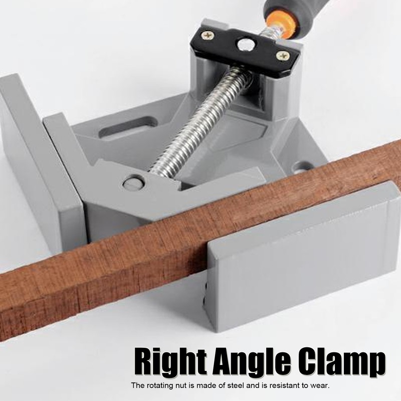 Aluminum Alloy 90 Degree Right Angle Clamp Single Handle Corner