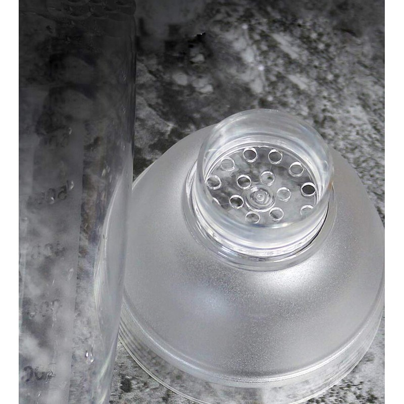 Happyupcity Plastic Cocktail Shaker 700cc/680ml Empty Professional Transparent with Scale