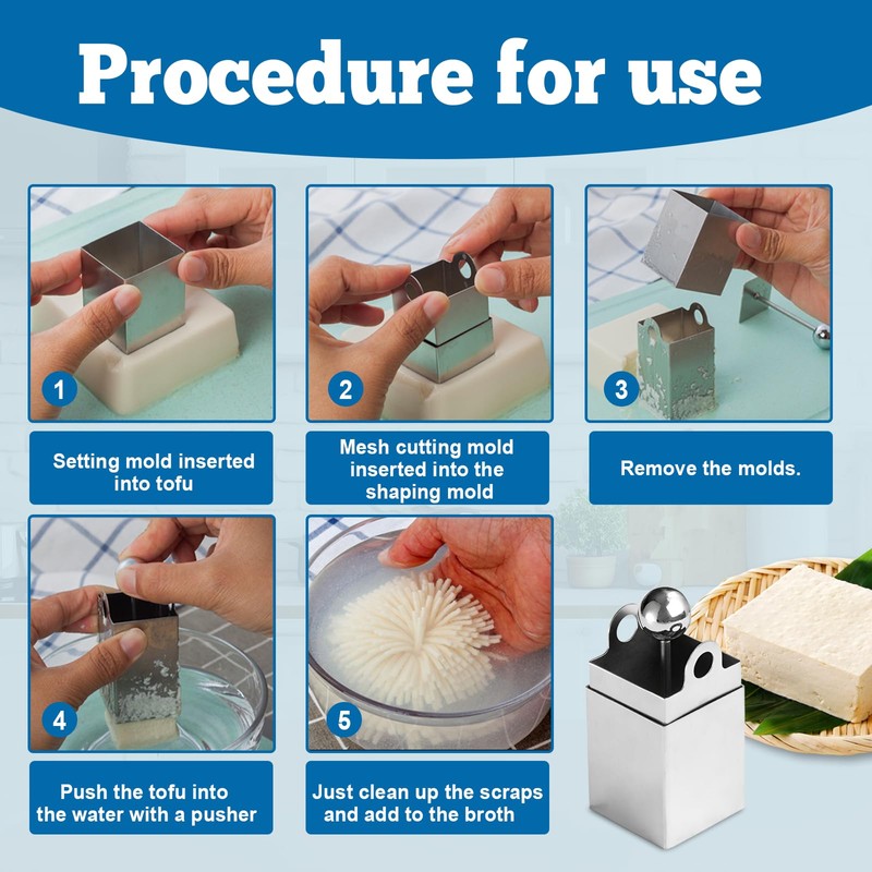 Xanadued Tofu Press Stainless Steel, Tofu Cutter, Paneer Maker Stainless