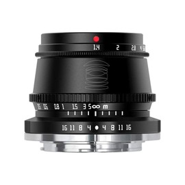 TTArtisan 35 mm F1.4 Lens APS-C MF Camera Lens for Sony E-Mount Cameras A5000 A5100 A6100 A6300 A6400 A6500 A6600 NEX A7 A7I A7R A7RIV A7S A7SI A7SII A9 and More E Mount Black