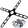 Lid Latch Compatible with Crockpots, Crisscross Silicone Universal Securing Strap