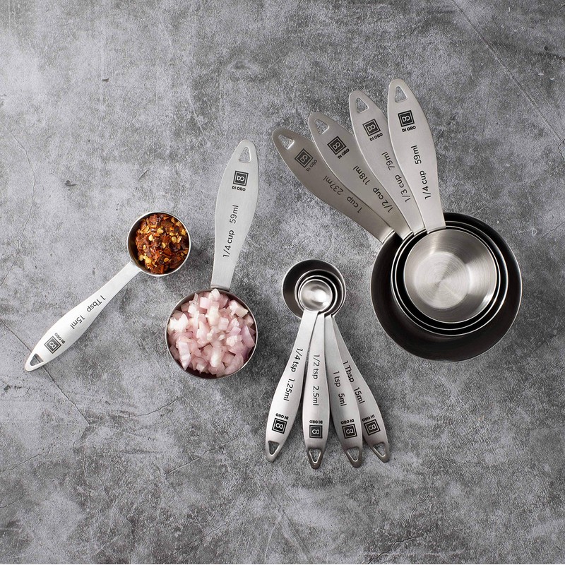 DI ORO® 4-Piece 18/8 Stainless Steel Measuring Spoons Set -