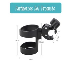 WADY Portavasos Universal para Cochecito, 2 Piezas Portavasos para Cochecito, Andador Portavasos Accesorio para Cochecito De Bebé Soporte Universal para Bebidas para Bicicletas, carritos o andadores