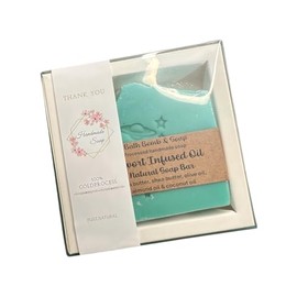 Botanical Infised Oil Body Face Soap Bars Set, Pure Natural Handmade Soap with Cow Cream, Yogurt and Mugwort Infused Oil, for Men Women All Skin Type, Cold Process Soap 2 Pack x 70g