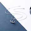 constantlife Anchor Pendant Urn Necklace for Ashes for Women Men