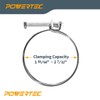 POWERTEC 70215 2 Inch Double Wire Hose Clamp with bolt,