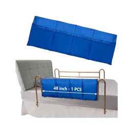 NEAUDE - Fundas para rieles de cama para cama de hospital, almohadillas para orejas de parachoques de espuma médica, almohadillas para orejas de noche para adultos mayores, protección lateral, protector de riel de seguridad (48 x 12 pulgadas)