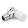 Thermostatic Radiator Valve Angled TRV White – Style
