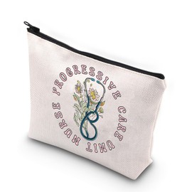 PCU Nurse Progressive Nurse Makeup Bag Graduation Gift Progressive Nurse Zipper Bag, Progressive Care Unit Nurse Uk
