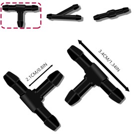 Luminuti Car Windshield Washer Hose Kit, 4 Meter Washer Fluid Hose With 30 Pcs Hose Connectors, Suitable For Most Car Windshield Washer Tubing