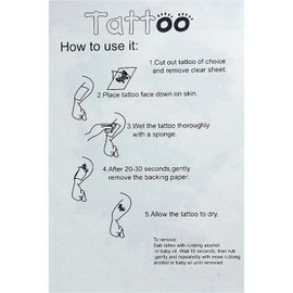 MapofBeauty Sun Temporary Waterproof Body Tattoo Sticker (2 pcs/lot)