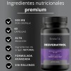 Resveratrol Semilla De Uva Pimienta Negra Vitamina C 120 Cap