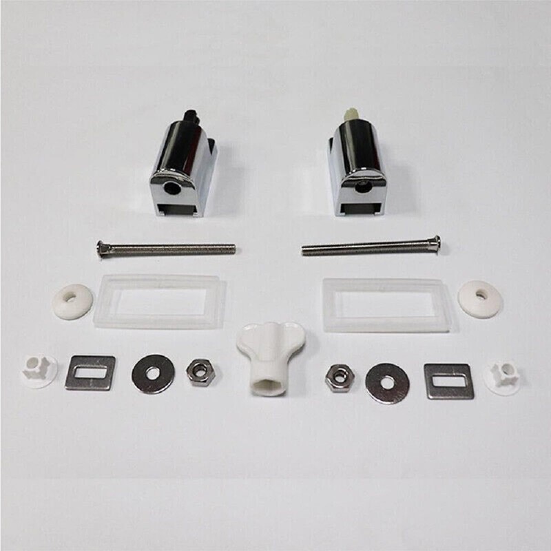 BODYA 2Pcs Toilet Seats Cover Hinges Replacement Toilet Soft Close