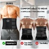 VIMUSFUN Waist Trimmer Belt Men Sweat Band Waist Trainer For