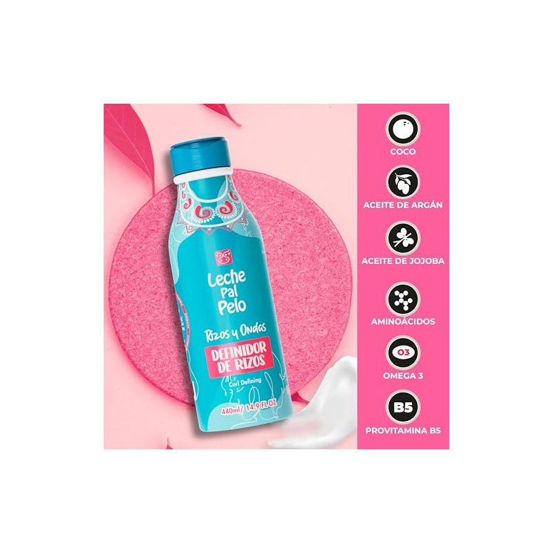 LECHE PAL PELO RIZOS Y ONDAS DEFINIDOR DE RIZOS 440ML/14.9OZ
