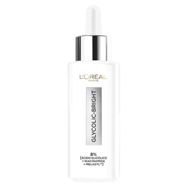 L'Oréal Paris Sérum facial antimanchas Glycolic Bright, 30ml - Suero facial con Acido Glicolico, Niacinamida y Melasyl que reduce todo tipo de manchas un 86%, para tu rutina de skin care
