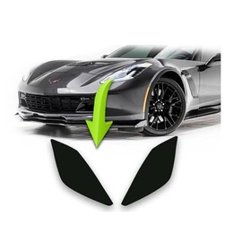 BENINI DESIGN STUDIO Front End Bumper Headlights Paint Protection Film PPF Clear Bra Kit Compatible with 2014-2019 C7 Corvette Z06 (Headlights Only)