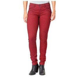 5.11 Tactical Womens Cavalry Twill Defender Flex Slim Pants Device Ready Pockets Style 64415, red