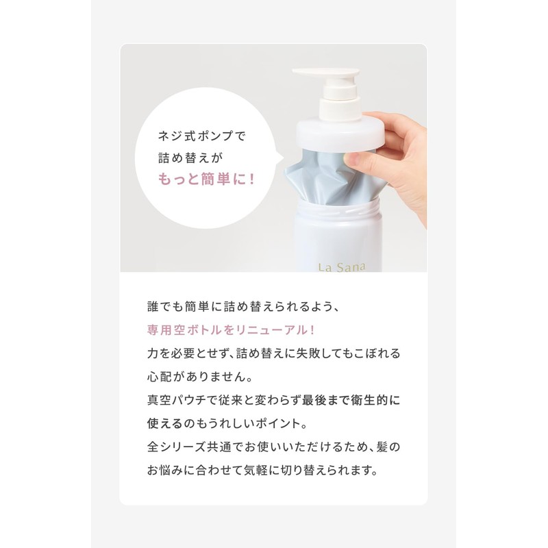 La Sana Premier Shampoo Refill, 12.5 fl oz (375 ml),