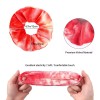15 Pcs Tie Dye Velvet Scrunchies Soft Hair Ties For