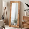 ABSWHLM Full Length Mirror 58"x24" – Solid Wood Frame, HD