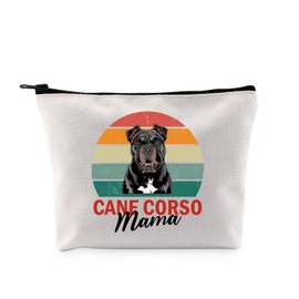 G2TUP Italian Mastiff Dog Lover Gift Cane Corso Mama Makeup Bag Cane Corso Owner Cosmetic Bag Mastiff Dog Mom Gift (Cane Corso Mama MB)