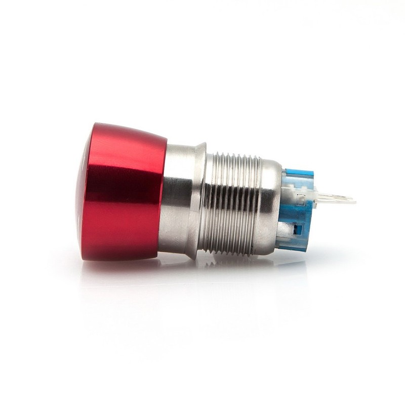 WerFamily 19mm Red Head Emergency Stop Rotary Latching Push Button