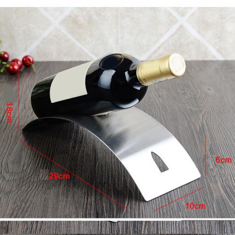 Wine Rack Stainless Steel Stable Wine Bottle Holder Stylish Elegant
